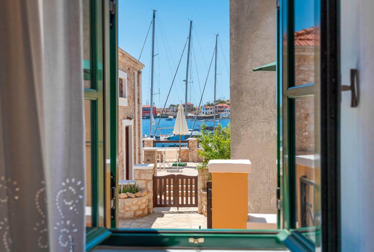 Matinas House Apartment Chalki Town ภายนอก รูปภาพ